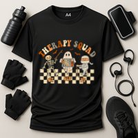 Retro Therapy Squad Slp Ot Pt Team Halloween Speech Physical Performance Shirt