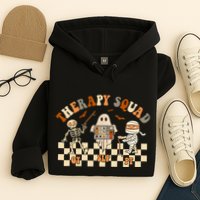 Retro Therapy Squad Slp Ot Pt Team Halloween Speech Physical Hoodie