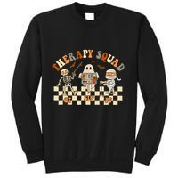 Retro Therapy Squad Slp Ot Pt Team Halloween Speech Physical Sweatshirt