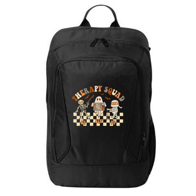 Retro Therapy Squad Slp Ot Pt Team Halloween Speech Physical City Backpack