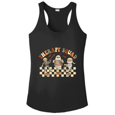 Retro Therapy Squad Slp Ot Pt Team Halloween Speech Physical Ladies PosiCharge Competitor Racerback Tank