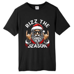 Rizz The Season Funny Christmas Rizzmas Santa Teens Tall Fusion ChromaSoft Performance T-Shirt