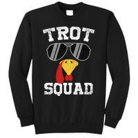 Running Turkey Sunglasses Trot Squad Thanksgiving Sweatshirt