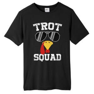 Running Turkey Sunglasses Trot Squad Thanksgiving Tall Fusion ChromaSoft Performance T-Shirt