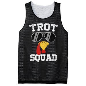 Running Turkey Sunglasses Trot Squad Thanksgiving Mesh Reversible Basketball Jersey Tank