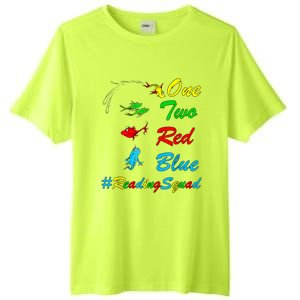 Reading Teacher Squad Oh The Places One Two Red Blue Fish Tall Fusion ChromaSoft Performance T-Shirt