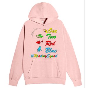 Reading Teacher Squad Oh The Places One Two Red Blue Fish Urban Pullover Hoodie