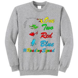 Reading Teacher Squad Oh The Places One Two Red Blue Fish Sweatshirt