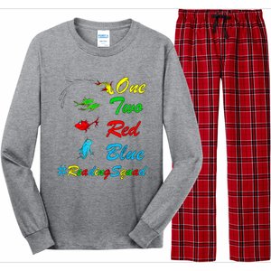 Reading Teacher Squad Oh The Places One Two Red Blue Fish Long Sleeve Pajama Set