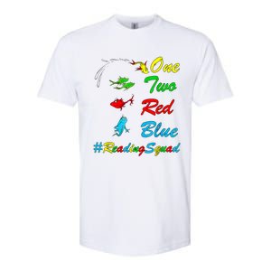 Reading Teacher Squad Oh The Places One Two Red Blue Fish Softstyle CVC T-Shirt