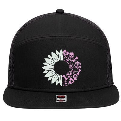 Radiology Tech Student Team Future Xray Technologist Ct Crew 7 Panel Mesh Trucker Snapback Hat