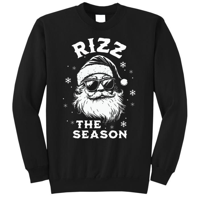 Rizz The Season Santa Claus Rizzmas Funny Christmas Sweatshirt