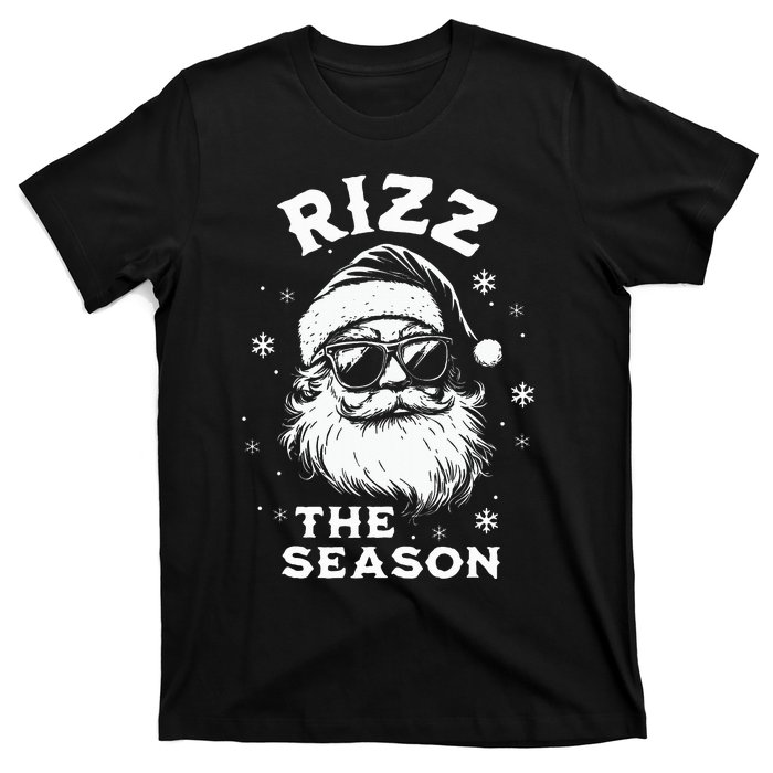 Rizz The Season Santa Claus Rizzmas Funny Christmas T-Shirt