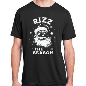 Rizz The Season Santa Claus Rizzmas Funny Christmas Adult ChromaSoft Performance T-Shirt