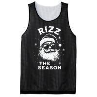 Rizz The Season Santa Claus Rizzmas Funny Christmas Mesh Reversible Basketball Jersey Tank