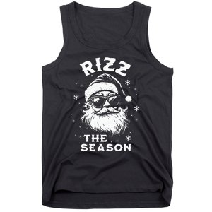 Rizz The Season Santa Claus Rizzmas Funny Christmas Tank Top