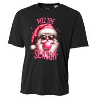 Rizz The Season Funny Christmas Rizzmas Santa Rizzler Cooling Performance Crew T-Shirt