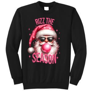 Rizz The Season Funny Christmas Rizzmas Santa Rizzler Sweatshirt