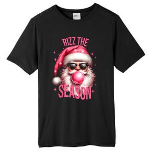 Rizz The Season Funny Christmas Rizzmas Santa Rizzler Tall Fusion ChromaSoft Performance T-Shirt