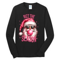 Rizz The Season Funny Christmas Rizzmas Santa Rizzler Tall Long Sleeve T-Shirt