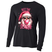 Rizz The Season Funny Christmas Rizzmas Santa Rizzler Cooling Performance Long Sleeve Crew