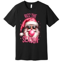 Rizz The Season Funny Christmas Rizzmas Santa Rizzler Premium T-Shirt