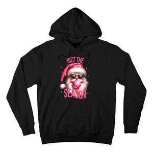 Rizz The Season Funny Christmas Rizzmas Santa Rizzler Tall Hoodie