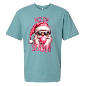 Rizz The Season Funny Christmas Rizzmas Santa Rizzler Sueded Cloud Jersey T-Shirt