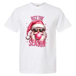 Rizz The Season Funny Christmas Rizzmas Santa Rizzler Garment-Dyed Heavyweight T-Shirt