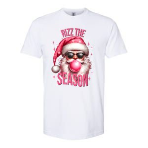 Rizz The Season Funny Christmas Rizzmas Santa Rizzler Softstyle CVC T-Shirt