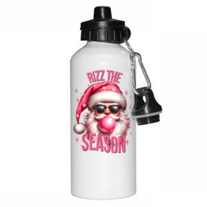 Rizz The Season Funny Christmas Rizzmas Santa Rizzler Aluminum Water Bottle