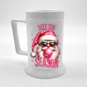 Rizz The Season Funny Christmas Rizzmas Santa Rizzler Beer Stein