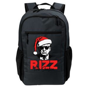 Rizz The Season Christmas Humorous Trump 2024 Santa Rizzler Gift Daily Commute Backpack