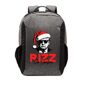 Rizz The Season Christmas Humorous Trump 2024 Santa Rizzler Gift Vector Backpack