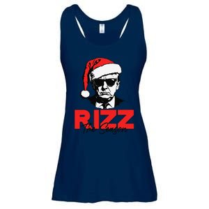 Rizz The Season Christmas Humorous Trump 2024 Santa Rizzler Gift Ladies Essential Flowy Tank