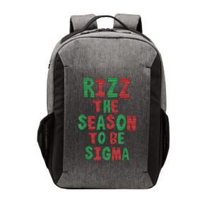 Rizz The Season Funny Gen Alpha Slang Christmas Teacher Vector Backpack