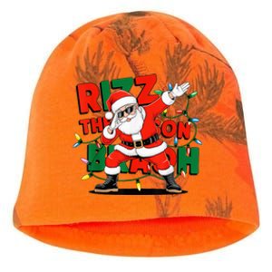 Rizz The Season Bruh Funny Christmas Rizzmas Santa Xmas Kati - Camo Knit Beanie