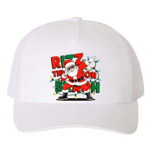 Rizz The Season Bruh Funny Christmas Rizzmas Santa Xmas Yupoong Adult 5-Panel Trucker Hat