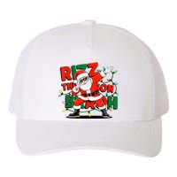 Rizz The Season Bruh Funny Christmas Rizzmas Santa Xmas Yupoong Adult 5-Panel Trucker Hat