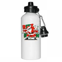 Rizz The Season Bruh Funny Christmas Rizzmas Santa Xmas Aluminum Water Bottle