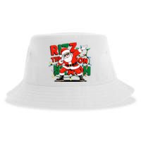 Rizz The Season Bruh Funny Christmas Rizzmas Santa Xmas Sustainable Bucket Hat