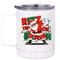 Rizz The Season Bruh Funny Christmas Rizzmas Santa Xmas 12 oz Stainless Steel Tumbler Cup