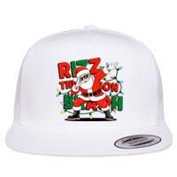 Rizz The Season Bruh Funny Christmas Rizzmas Santa Xmas Flat Bill Trucker Hat