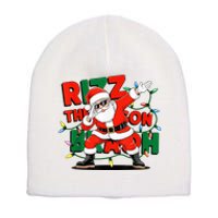 Rizz The Season Bruh Funny Christmas Rizzmas Santa Xmas Short Acrylic Beanie