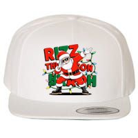 Rizz The Season Bruh Funny Christmas Rizzmas Santa Xmas Wool Snapback Cap