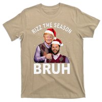 Rizz The Season Bruh Funny Santa Trump Vance Xmas Pajamas T-Shirt