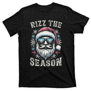 Rizz The Season Silly Christmas Funny Santa N T-Shirt