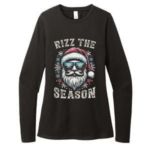 Rizz The Season Silly Christmas Funny Santa N Womens CVC Long Sleeve Shirt