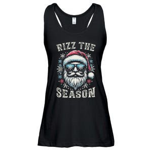 Rizz The Season Silly Christmas Funny Santa N Ladies Essential Flowy Tank