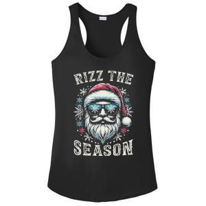 Rizz The Season Silly Christmas Funny Santa N Ladies PosiCharge Competitor Racerback Tank